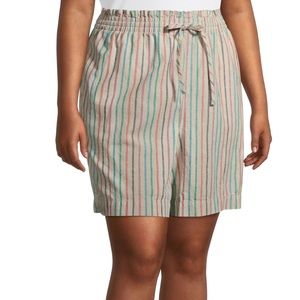 Terra sky linen/cotton shorts Size - 2X